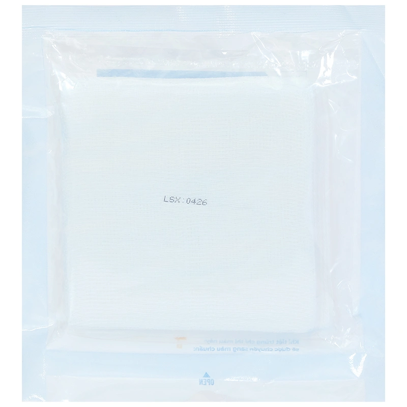Gạc y tế Bông Bạch Tuyết (10cm x 10cm x 8 lớp) gói 10 miếng - 1